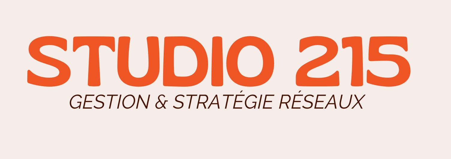 Studio 215 — Social Media Manager Nord Gironde | Laruscade